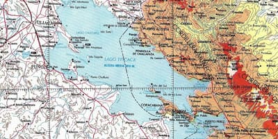 Քարտեզ լիճ титикака Պերու 